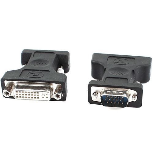Αντάπτορας Powertech CAB-G019 DVI-I (M) σε VGA (F) Black