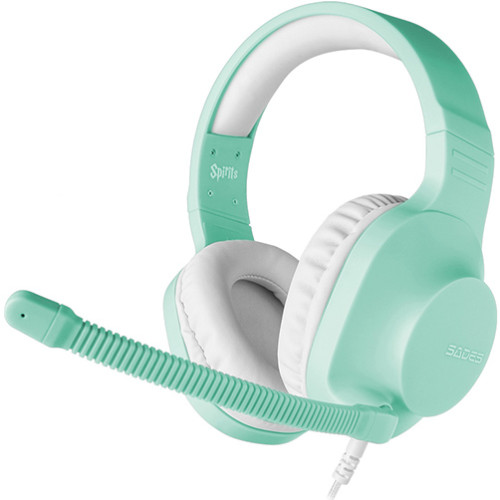 Headset Sades Spirits SA-721 Gaming 3.5mm multiplatform With Microphone Cyan Headset Sades Spirits SA-721 Gaming 3.5mm multiplatform With Microphone Cyan