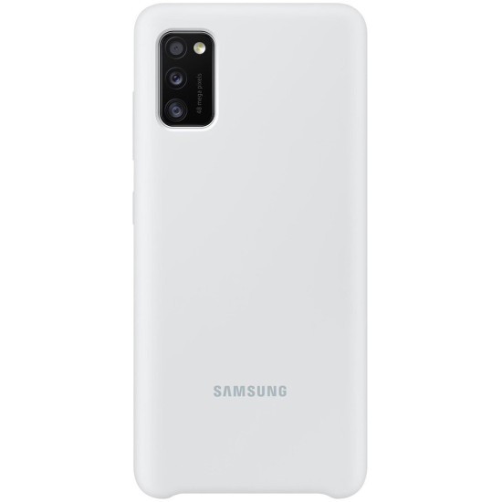 Θήκη Samsung EF-PA415TWE για A415 Galaxy A41 Back Cover Silicon White original Θήκη Samsung EF-PA415TWE για A415 Galaxy A41 Back Cover Silicon White original