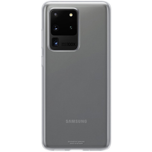 Θήκη Samsung EF-QG988TTE για G988 Galaxy S20 Ultra Back Cover Silicone Transparent original Θήκη Samsung EF-QG988TTE για G988 Galaxy S20 Ultra Back Cover Silicone Transparent original