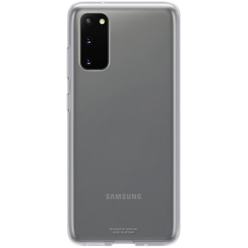 Θήκη Samsung EF-QG980TTE για G980 Galaxy S20 Back Cover Clear Transparent original Θήκη Samsung EF-QG980TTE για G980 Galaxy S20 Back Cover Clear Transparent original
