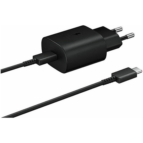 Φορτιστής ταξιδίου Samsung EP-TA800EBE + EP-DG980BBE Type-C 3000mAh 25W Black original Bulk