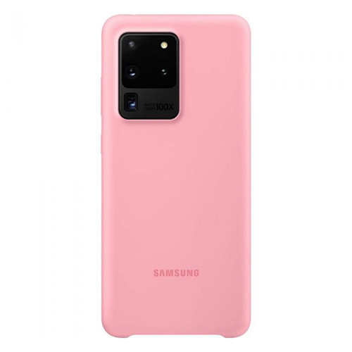 Θήκη Samsung EF-PG988TPE για G988 Galaxy S20 Ultra Back Cover Silicone Pink original Θήκη Samsung EF-PG988TPE για G988 Galaxy S20 Ultra Back Cover Silicone Pink original