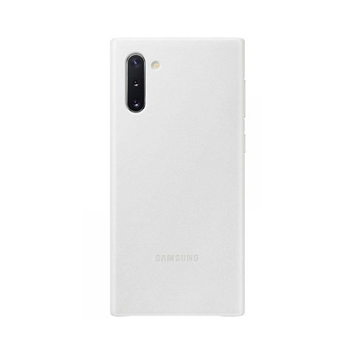 Θήκη Samsung EF-VN970LWE για N970 Galaxy Note 10 Back Cover Leather White original Θήκη Samsung EF-VN970LWE για N970 Galaxy Note 10 Back Cover Leather White original