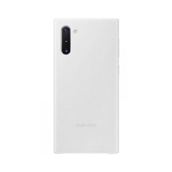 Θήκη Samsung EF-VN970LWE για N970 Galaxy Note 10 Back Cover Leather White original Θήκη Samsung EF-VN970LWE για N970 Galaxy Note 10 Back Cover Leather White original