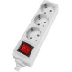 Πολύμπριζο Powertech PT-885 3x schuko Χωρίς Καλώδιο 16A White Πολύμπριζο Powertech PT-885 3x schuko Χωρίς Καλώδιο 16A White
