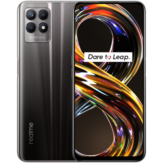 Realme 8i 4GB/64GB Dual Space Black (Ελληνικής αντι/πειας-Global Version)
