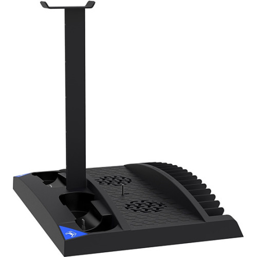 Διπλή Βάση Φόρτισης Χειριστηρίων & Cooling Stand iPega PG-P5013 PS5 Black