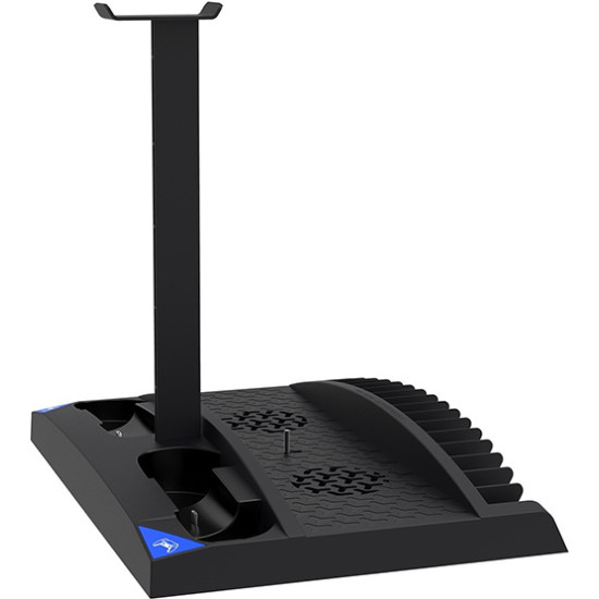 Διπλή Βάση Φόρτισης Χειριστηρίων & Cooling Stand iPega PG-P5013 PS5 Black