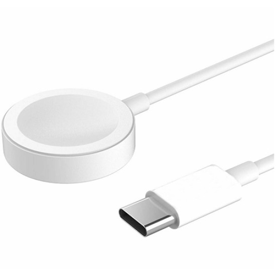 Φορτιστής Tactical για Apple Watch 1, 2, 3, 4, 5, 6, SE, 7 Type-C Charging White