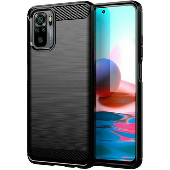 Θήκη Forcell Carbon για Xiaomi Redmi Note 10, 10S Back Cover Black Θήκη Forcell Carbon για Xiaomi Redmi Note 10, 10S Back Cover Black