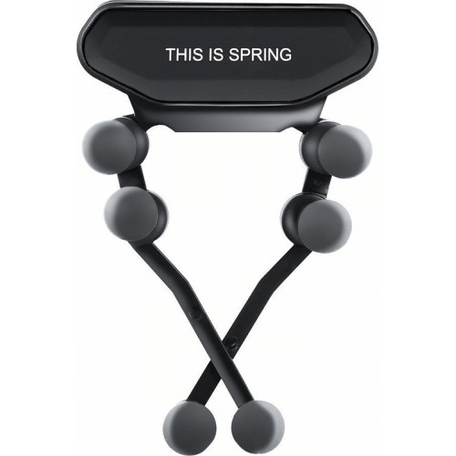 Βάση στήριξης αυτοκινήτου Spring Gravity Αεραγωγού Black