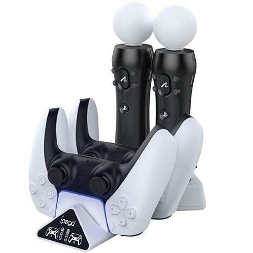 Βάση Φόρτισης Χειριστηρίων iPega P5011 για PS5, PS  White