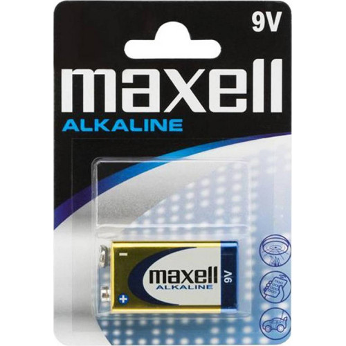 Μπαταρία Αλκαλική MAXELL 6LR61 9V (1τεμ)