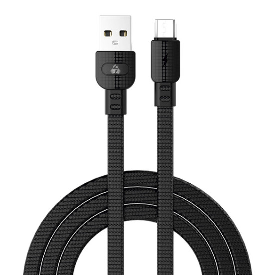 Data cable Powertech PTR-0097 Armor Micro USB to USB 2.0 καλώδιο δεδομένων 1m Black Data cable Powertech PTR-0097 Armor Micro USB to USB 2.0 καλώδιο δεδομένων 1m Black