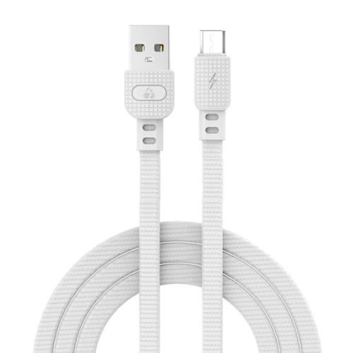 Data cable Powertech PTR-0098 Armor Micro USB to USB 2.0 καλώδιο δεδομένων 1m White
