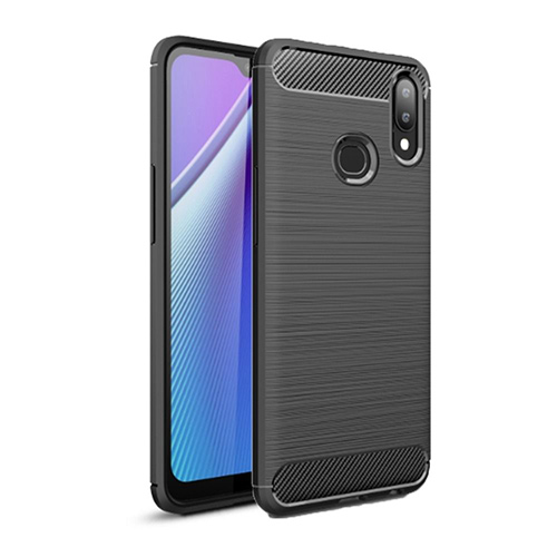 Θήκη Forcell Carbon για Samsung A107 Galaxy A10s Back Cover Black