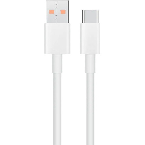 Data cable Xiaomi Mi 11 Ultra, Mi11Pro, Mi11T, Mi11T Pro Type-C to USB 2.0 καλώδιο δεδομένων 1m White Bulk Original