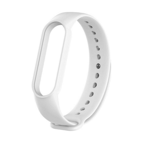 Xiaomi Mi Band 5 Strap White Λουράκι Σιλικόνης Original