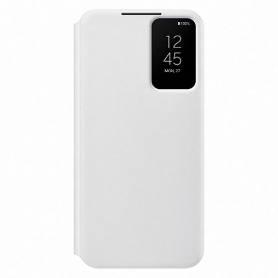 Θήκη Samsung EF-ZS906CWE για S906 Galaxy S22 Plus Flip Cover Clear View Standing White Original