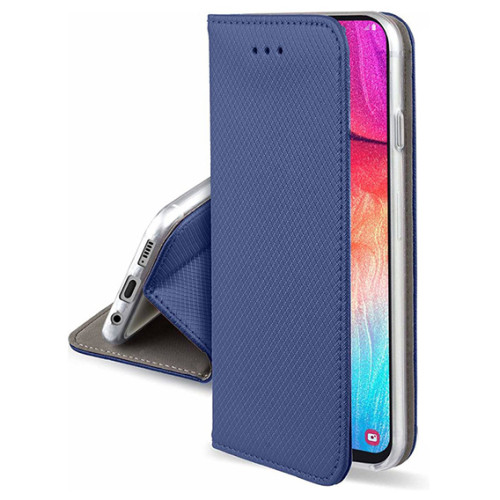 Θήκη OEM Smart Magnet για Apple iPhone 12, 12 Pro Flip Cover Navy Blue