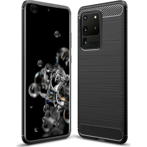 Θήκη Forcell Carbon για Samsung G985 Galaxy S20 Plus Back Cover Black