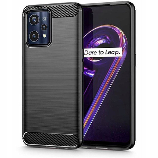 Θήκη Forcell Carbon για Realme 9, 9 Pro Plus Back Cover Black