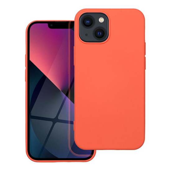 Θήκη Silicon Lite για Apple iPhone 14 plus Back Cover Peach