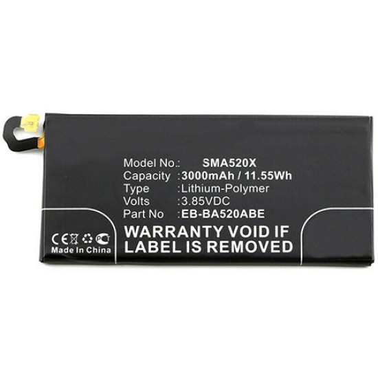 Συμβατή Μπαταρία για Samsung EB-BA520ABE 3000mAh A520FU Galaxy A5 2017 OEM Bulk