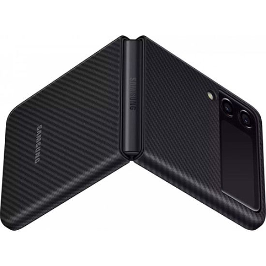 Θήκη Samsung EF-XF711SBE για F711 Galaxy Z Flip 3 Aramid Black Original