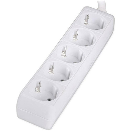 Πολύπριζο Powertech PT-869 5x Schuko 16A με Kαλώδιο 1,5m White