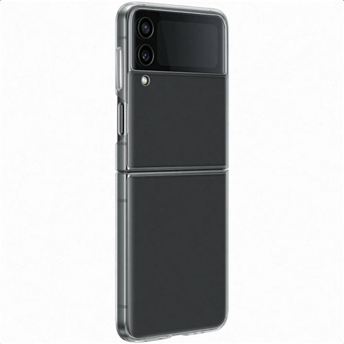 Θήκη Samsung EF-QF721CTE για F721 Galaxy Z Flip 4 Silicone Cover Transparent Original