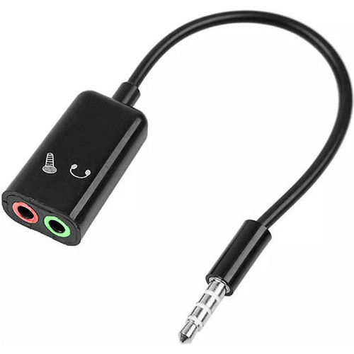 Αντάπτορας Powertech CAB-J053 3.5mm male σε 2x 3.5mm female 0.15m