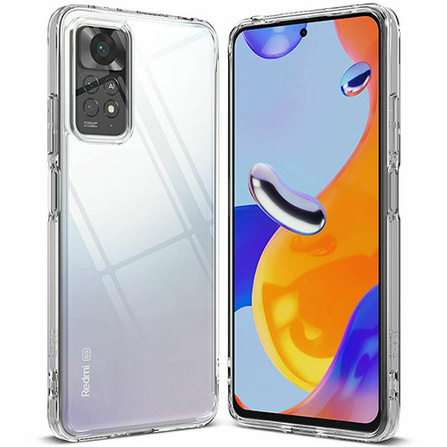 Θήκη Χiaomi Note 11 Pro 5G Back Cover Silicone Transparent Original Θήκη Χiaomi Note 11 Pro 5G Back Cover Silicone Transparent Original