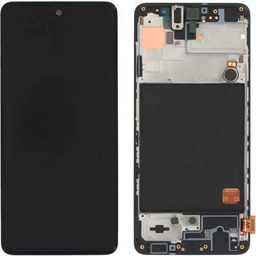 Original Οθόνη Samsung A516 Galaxy A51 5G Black & Μηχανισμός αφής GH82-23100A