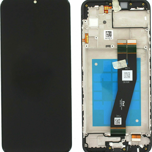 Original Οθόνη Samsung A015 Galaxy A01 Black & Μηχανισμός αφής GH81-18209A
