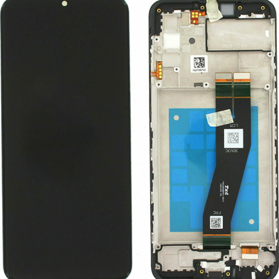Original Οθόνη Samsung A015 Galaxy A01 Black & Μηχανισμός αφής GH81-18209A