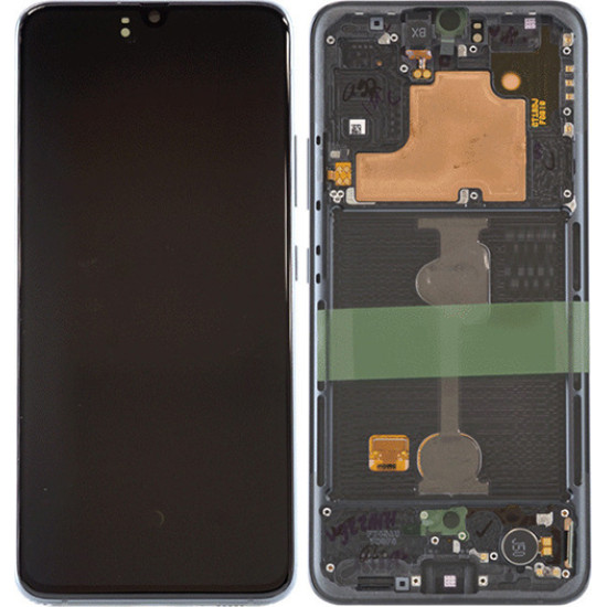 Original Οθόνη Samsung A908 Galaxy A90 Μαύρο & Μηχανισμός αφής GH82-21092A