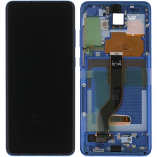 Original Οθόνη Samsung G985 Galaxy S20 Plus Aura Blue & Μηχανισμός αφής GH82-22134B