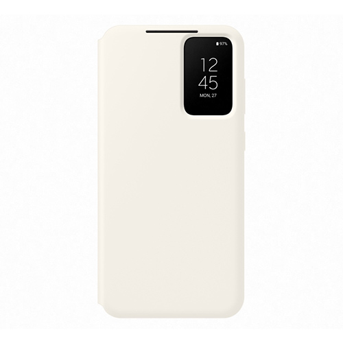 Θήκη Samsung EF-ZS916CUE για S916 Galaxy S23 Plus Flip Smart View Wallet White Original Θήκη Samsung EF-ZS916CUE για S916 Galaxy S23 Plus Flip Smart View Wallet White Original