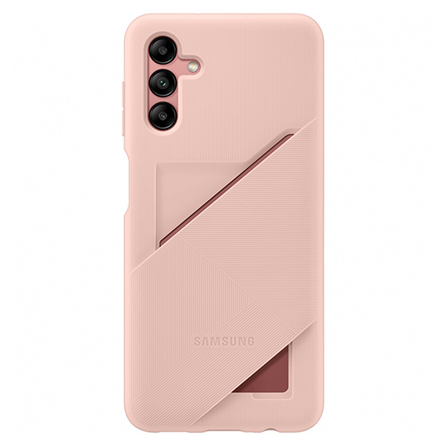 Θήκη Samsung EF-OA047TZE για Galaxy A04s 5G Back Cover Card Slot Peach Original Θήκη Samsung EF-OA047TZE για Galaxy A04s 5G Back Cover Card Slot Peach Original