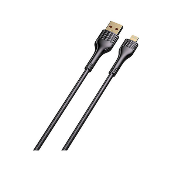 Data cable Ldnio LS652 USB-A to Lightning Cable 2m 30W Black