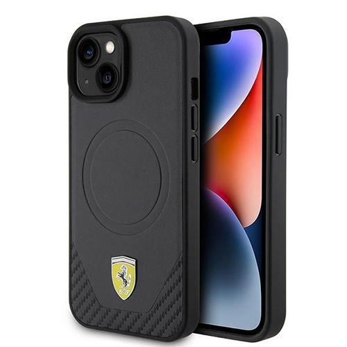 Θήκη Ferrari FEHMP15SPTEK για Iphone 15 Back Cover Carbon Black Θήκη Ferrari FEHMP15SPTEK για Iphone 15 Back Cover Carbon Black