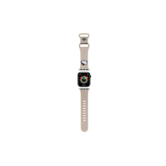 Λουράκι Σιλικόνης Apple Watch Hello Kitty 38, 40, 41mm Beige Λουράκι Σιλικόνης Apple Watch Hello Kitty 38, 40, 41mm Beige