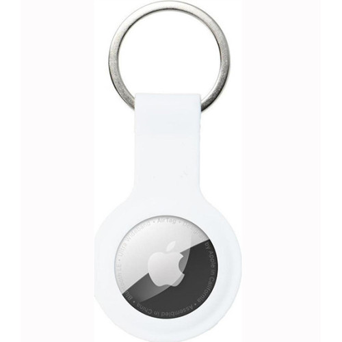 Θήκη Μπρελόκ Σιλικόνης για Apple AirTag White