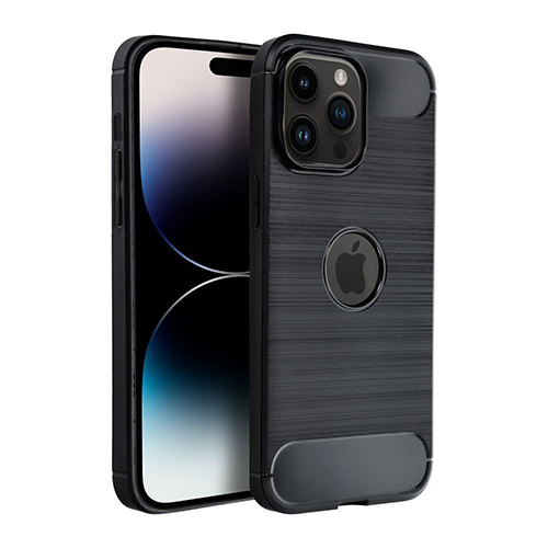 Θήκη Forcell Carbon για Apple iPhone 15 Pro Max Back Cover Black