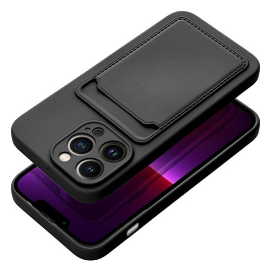 Θήκη OEM Card για Apple iPhone 15 Pro Max Back Cover Black Θήκη OEM Card για Apple iPhone 15 Pro Max Back Cover Black