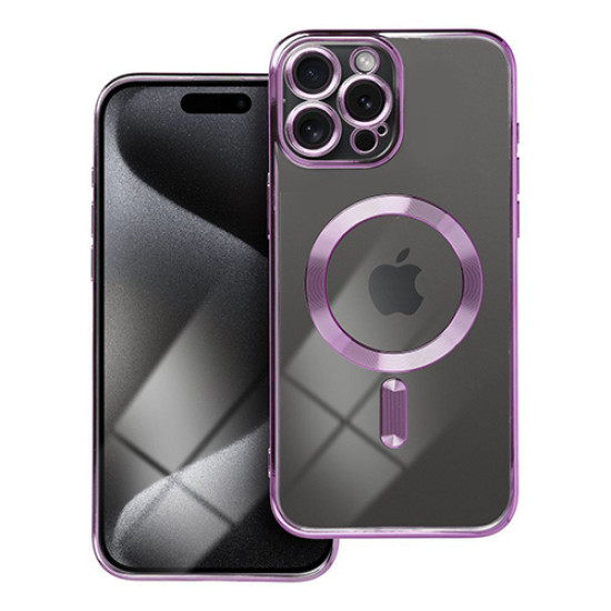 Θήκη OEM Electro Magsafe για Apple iPhone 15 Pro Back Cover Purple Θήκη OEM Electro Magsafe για Apple iPhone 15 Pro Back Cover Purple