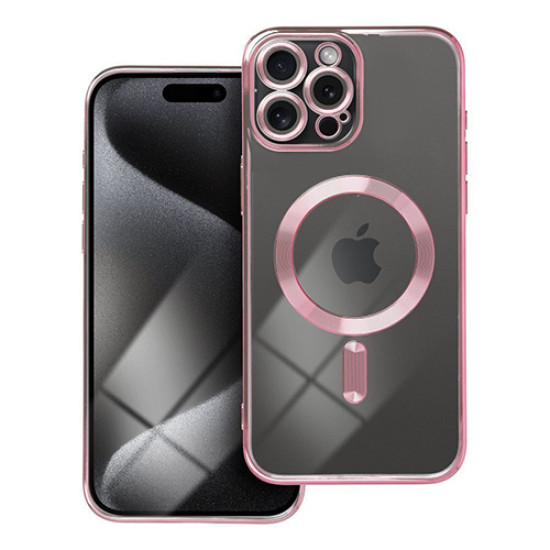 Θήκη OEM Electro Magsafe για Apple iPhone 15 Pro Max Back Cover Pink