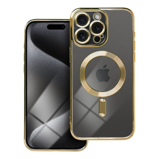 Θήκη OEM Electro Magsafe για Apple iPhone 15 Pro Back Cover Gold